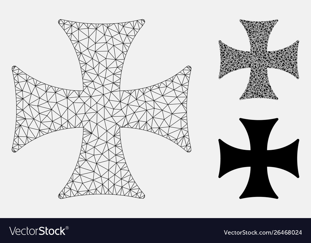 Maltese Cross Mesh Network
