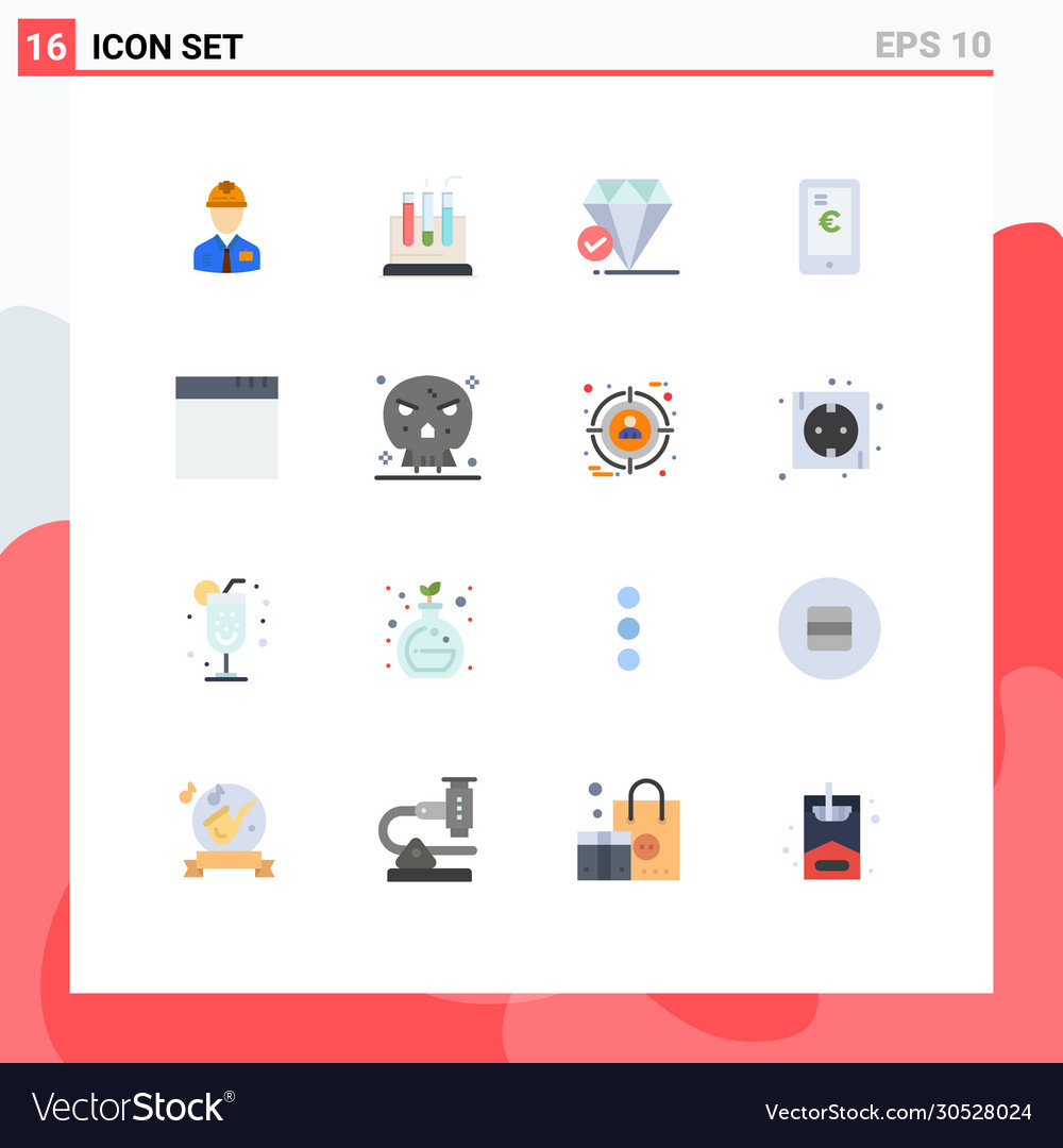 User interface pack 16 basic flat colors