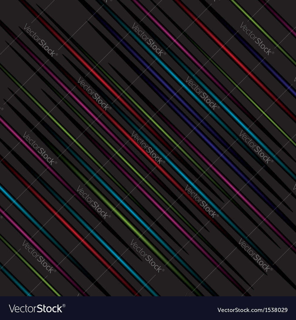 Black background with color lines