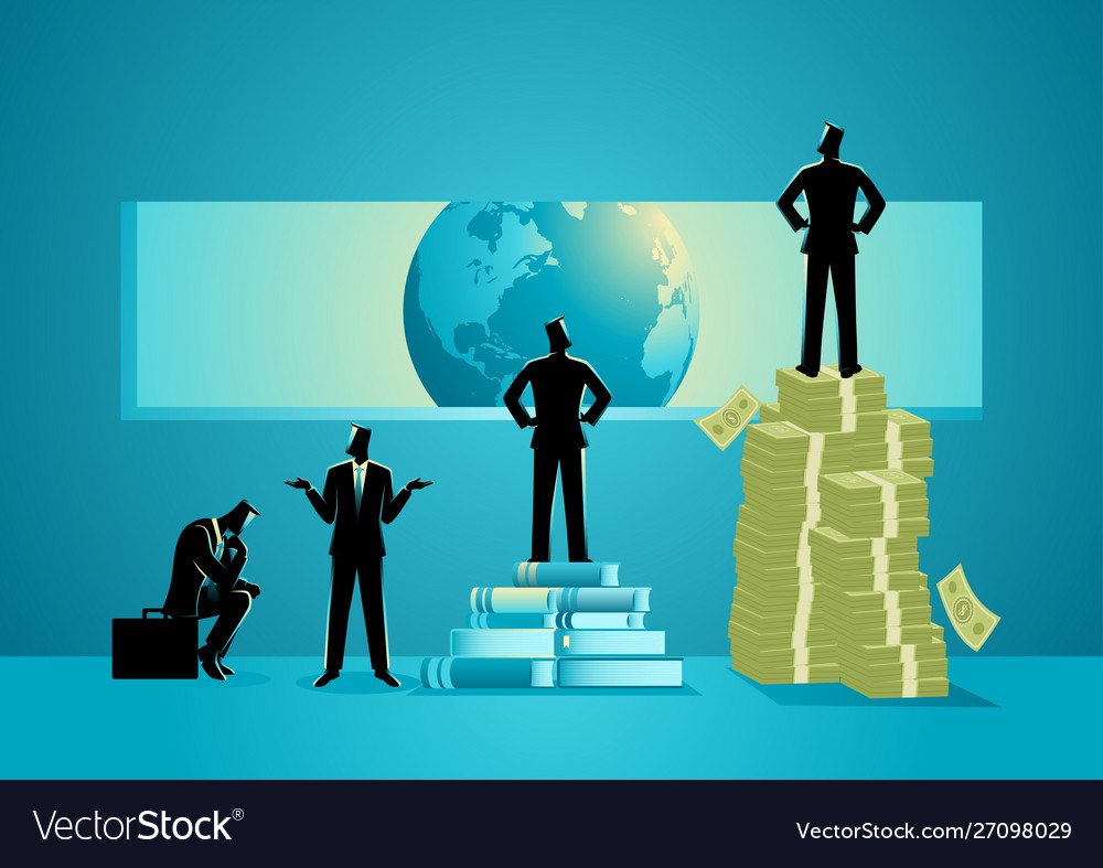 Different point view vector image Different point view