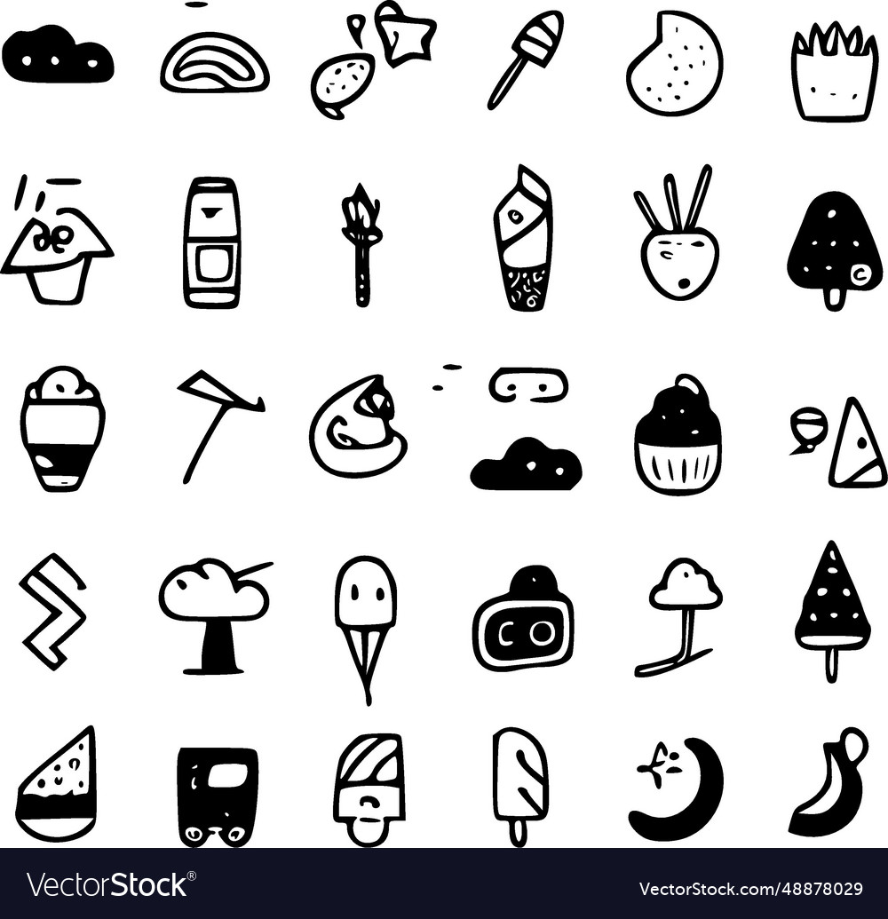 Doodles - minimalist and flat logo