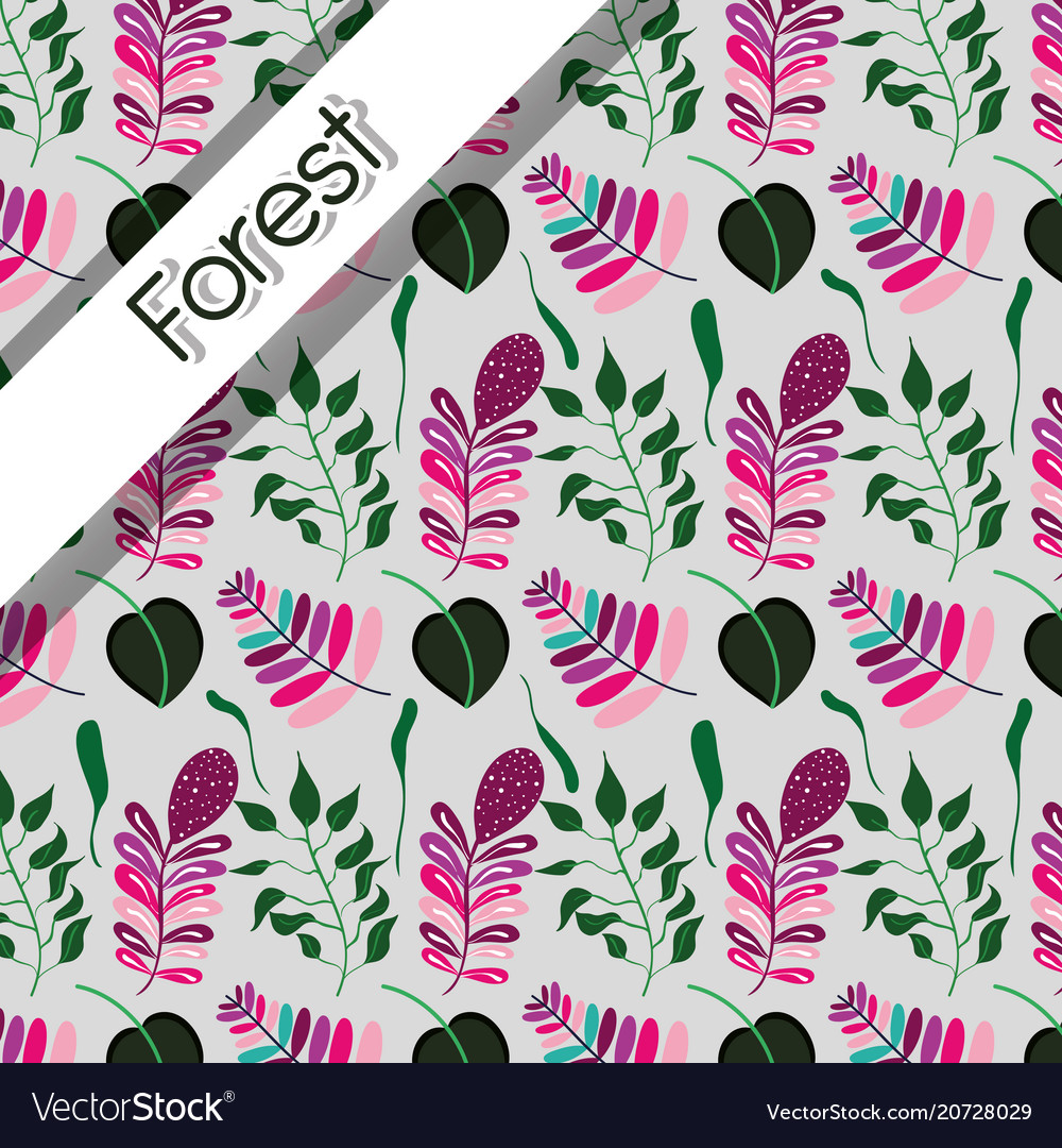 Forest pattern background