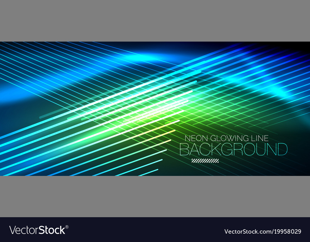 Neon smooth wave digital abstract background