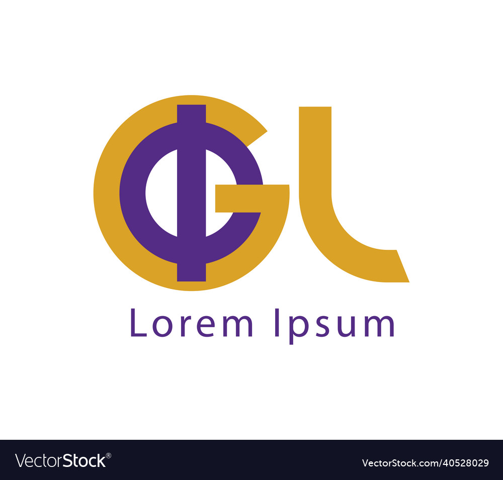 Phi and gl logo design