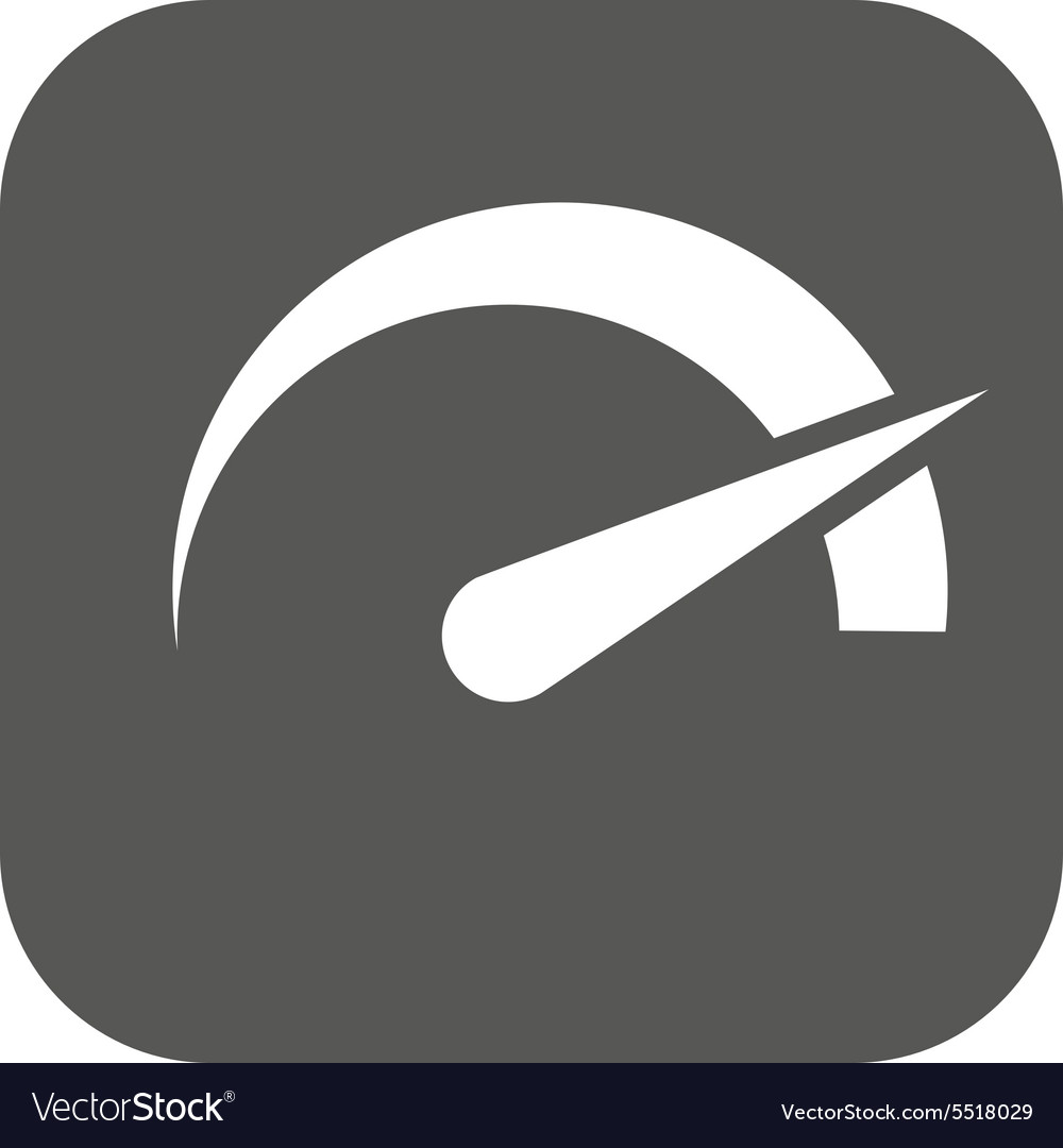 Tachometer speedometer and indicator icon