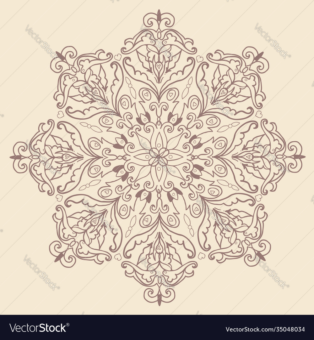 Beautiful circular background fractal image