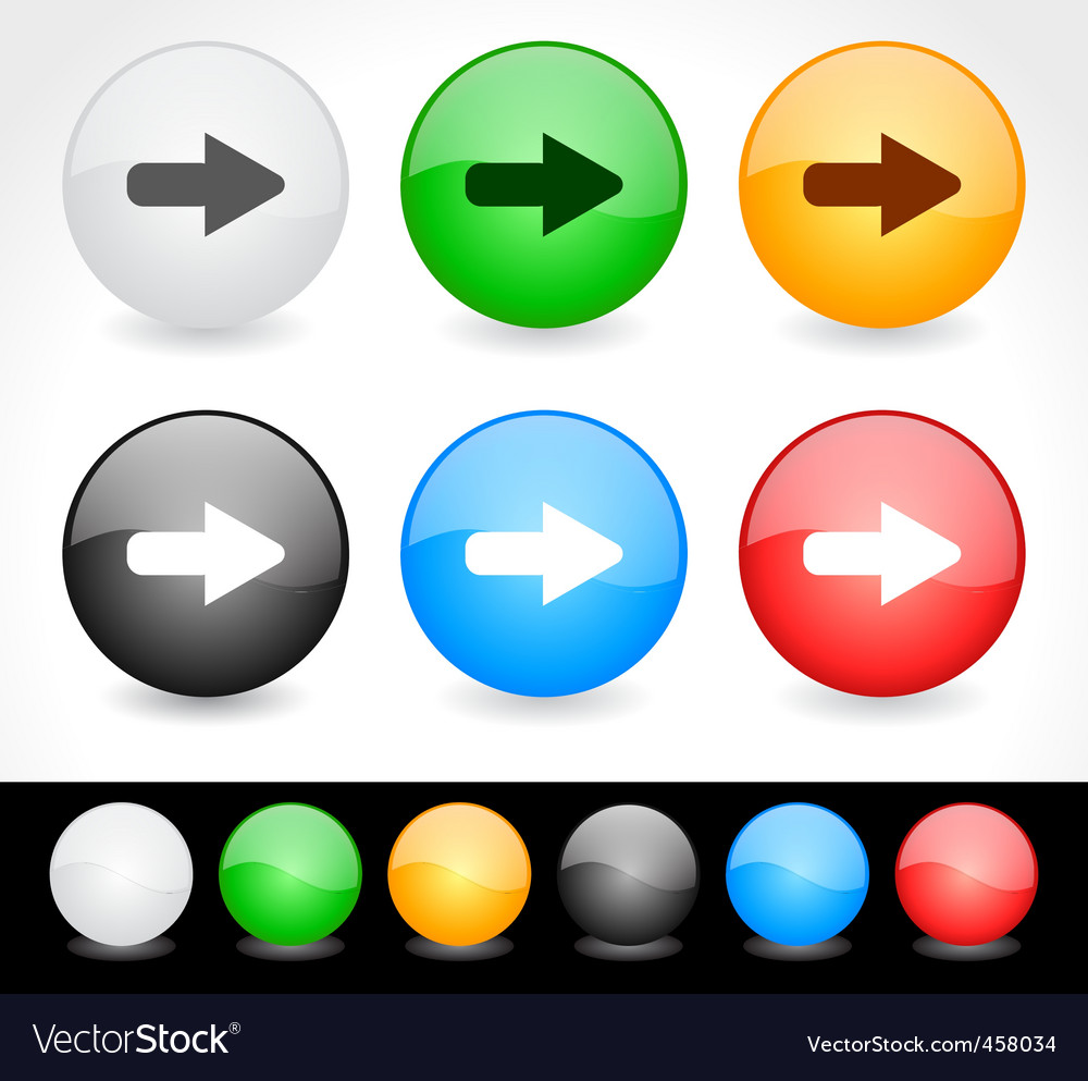 Modern Button Set - Glossy Icons