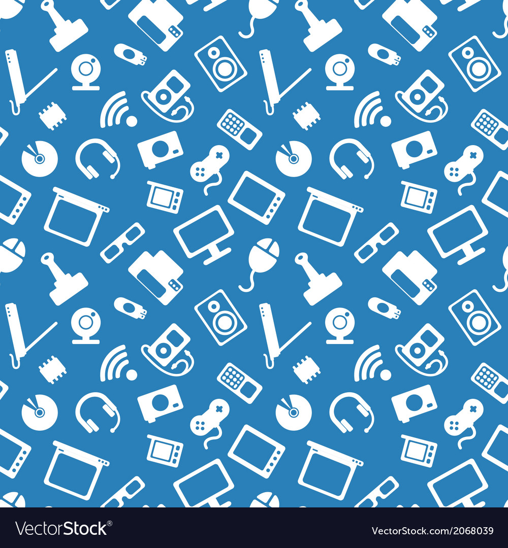 Electronics Icon Pattern