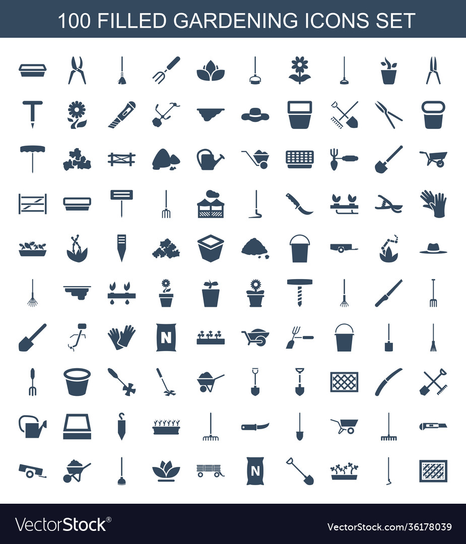 Gardening icons