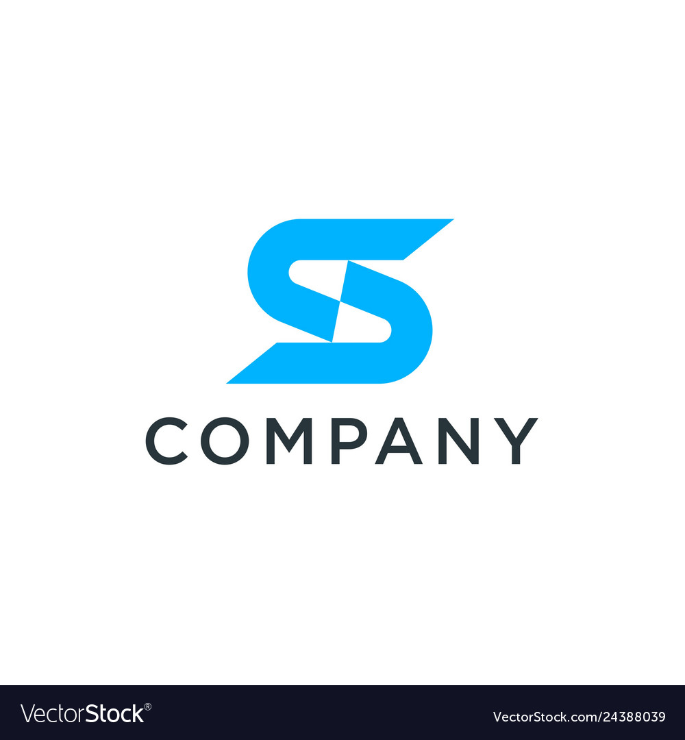 Initial s logo design Royalty Free Vector Image