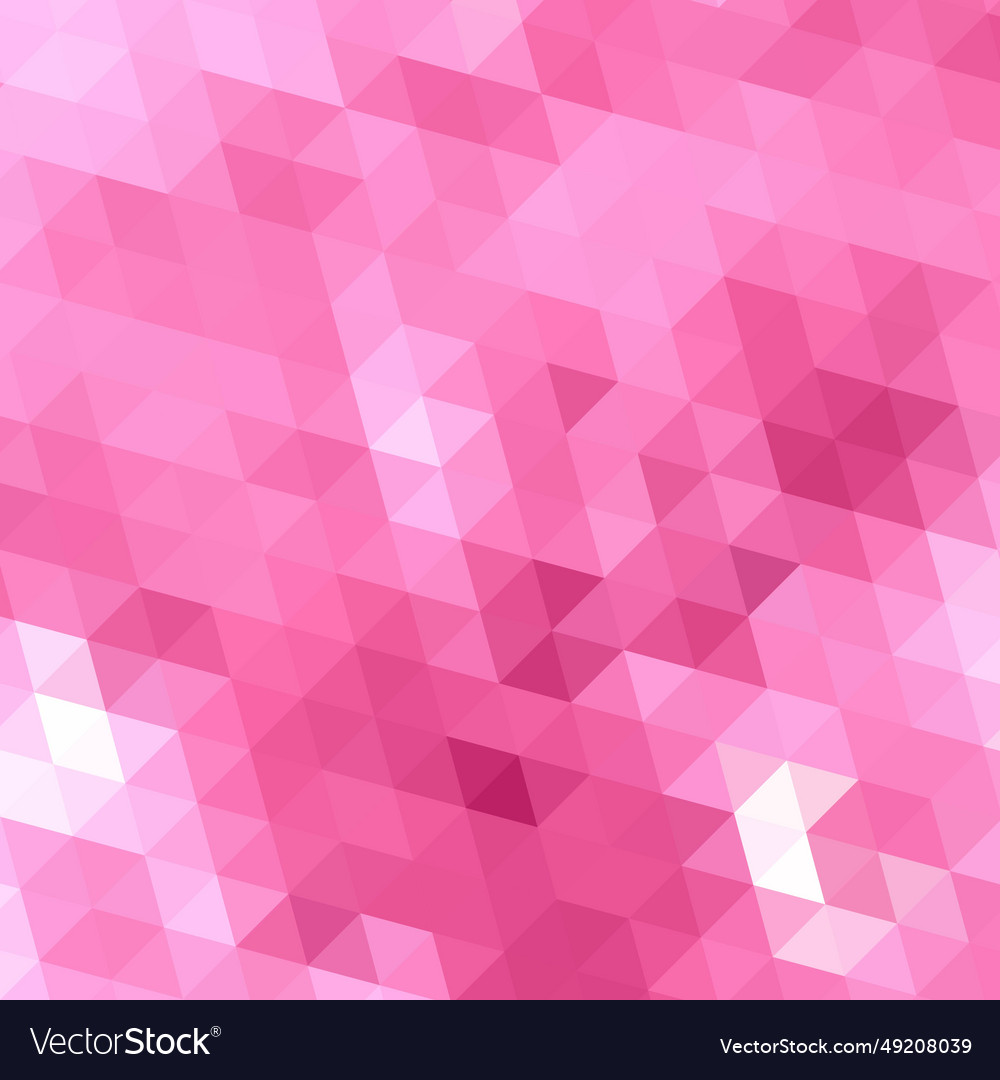 Pink triangle background abstract pattern eps 10 Vector Image