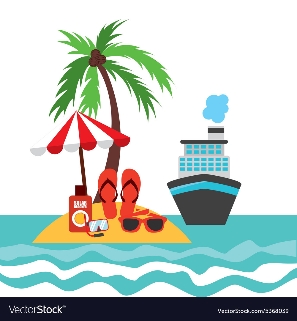 Summer vacations Royalty Free Vector Image - VectorStock