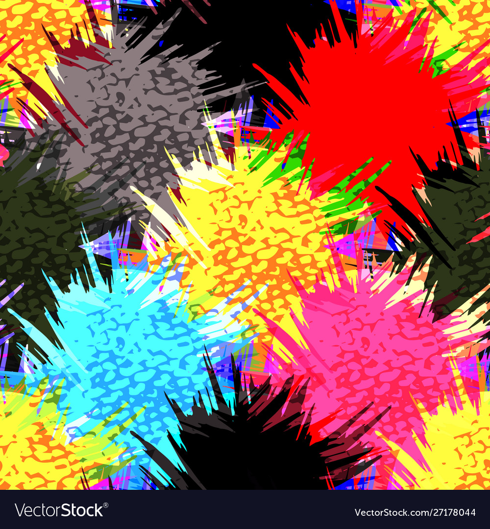 Abstract color pattern in graffiti style quality Vector Image Abstract color pattern in graffiti style quality