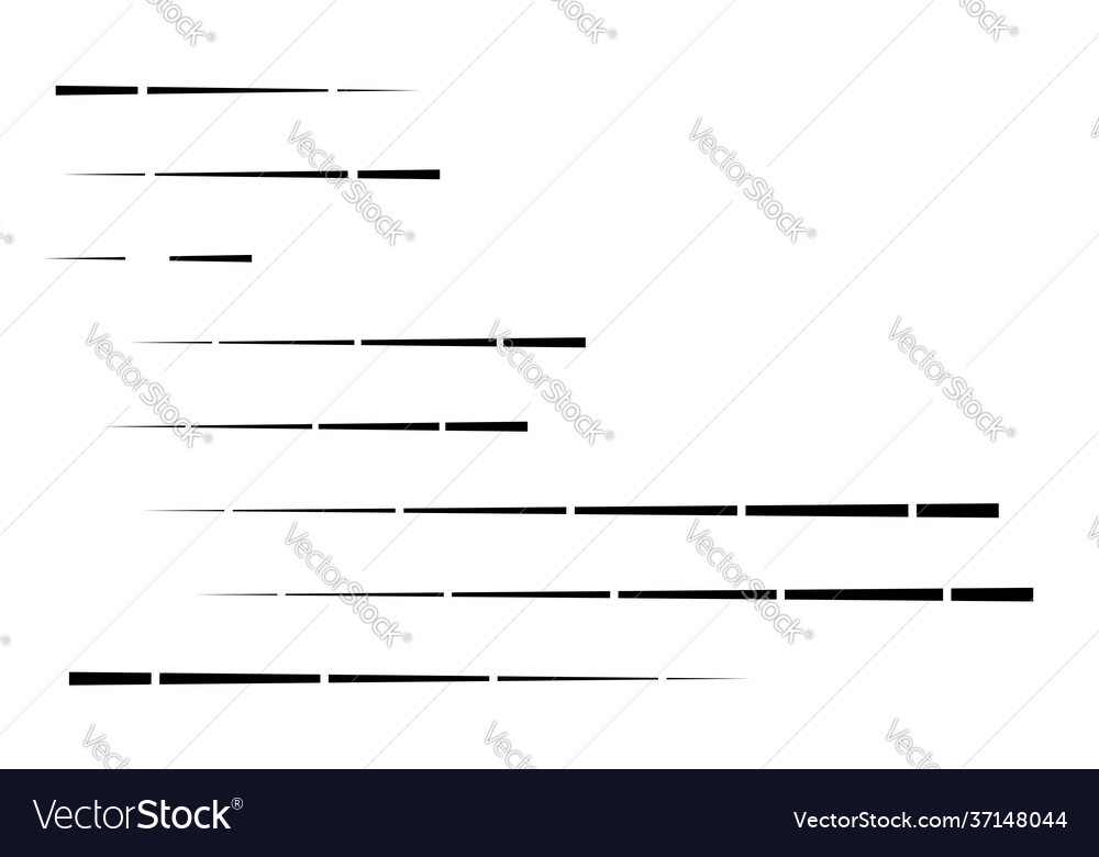 Dashed random straight parallel lines geometric Vector Image Dashed random straight parallel lines geometric