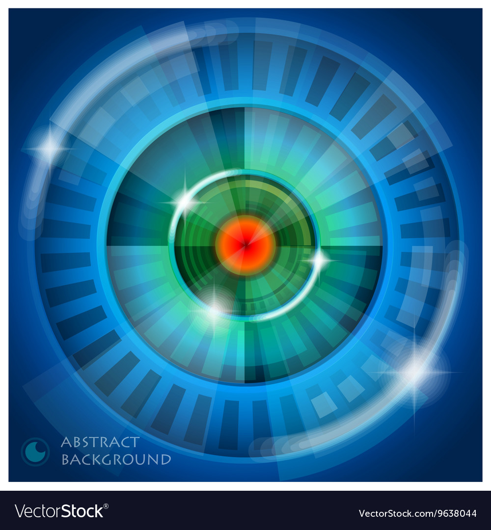 Eye shape abstract background
