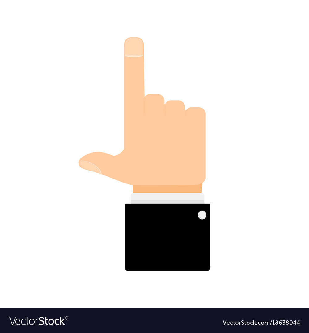 Finger pointer up