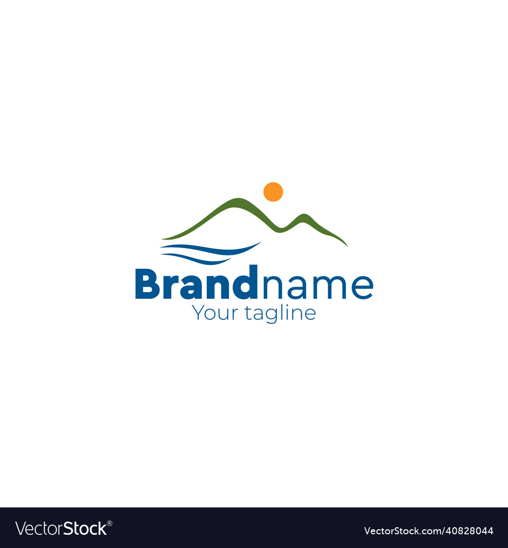 Minimalist design simple brand name logo