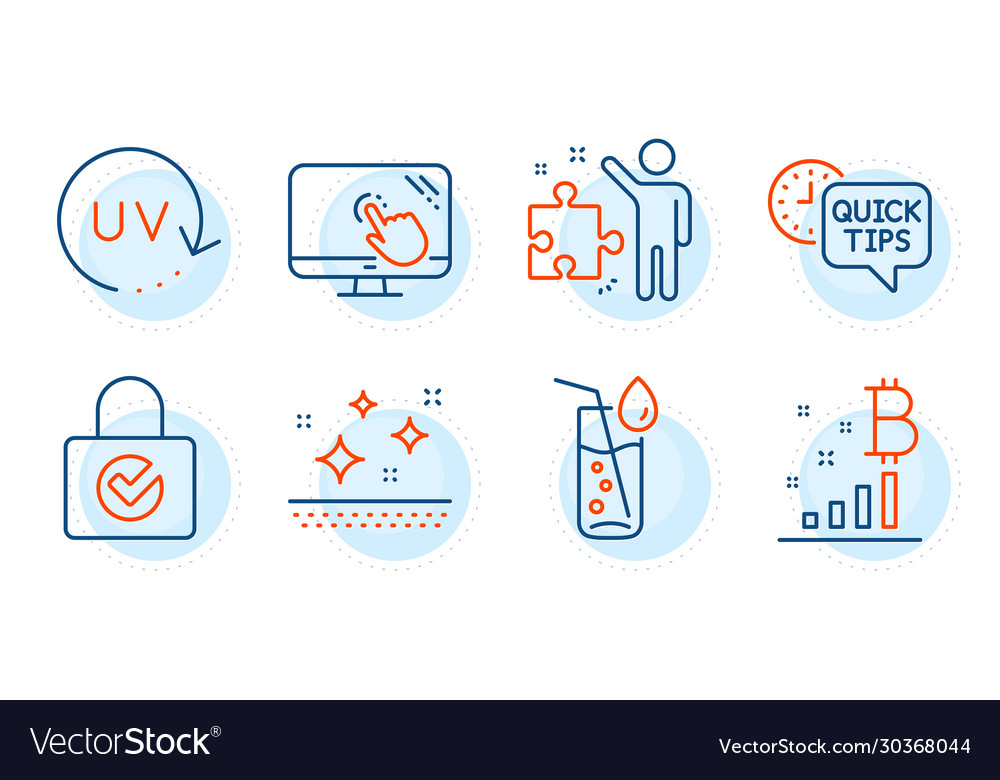 Quick tips password encryption and strategy icons vector image Quick tips password encryption and strategy icons