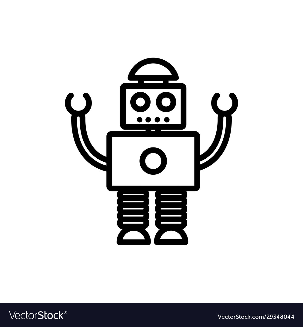 Robot automation technology character artificial
