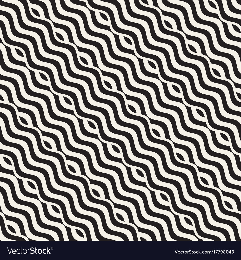 Abstract geometric pattern with wavy lines