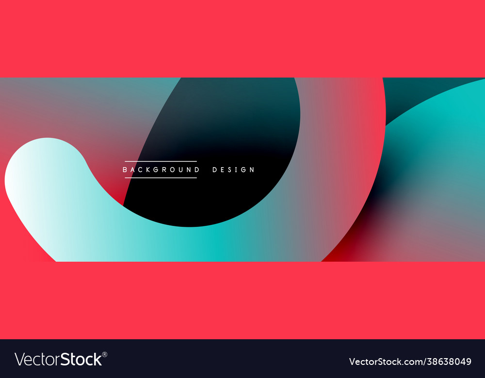 Abstract overlapping lines and circles geometric vector image Abstract overlapping lines and circles geometric