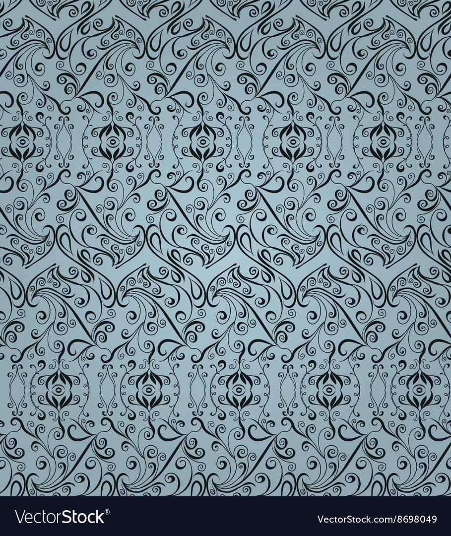 Abstract seamless pattern floral style