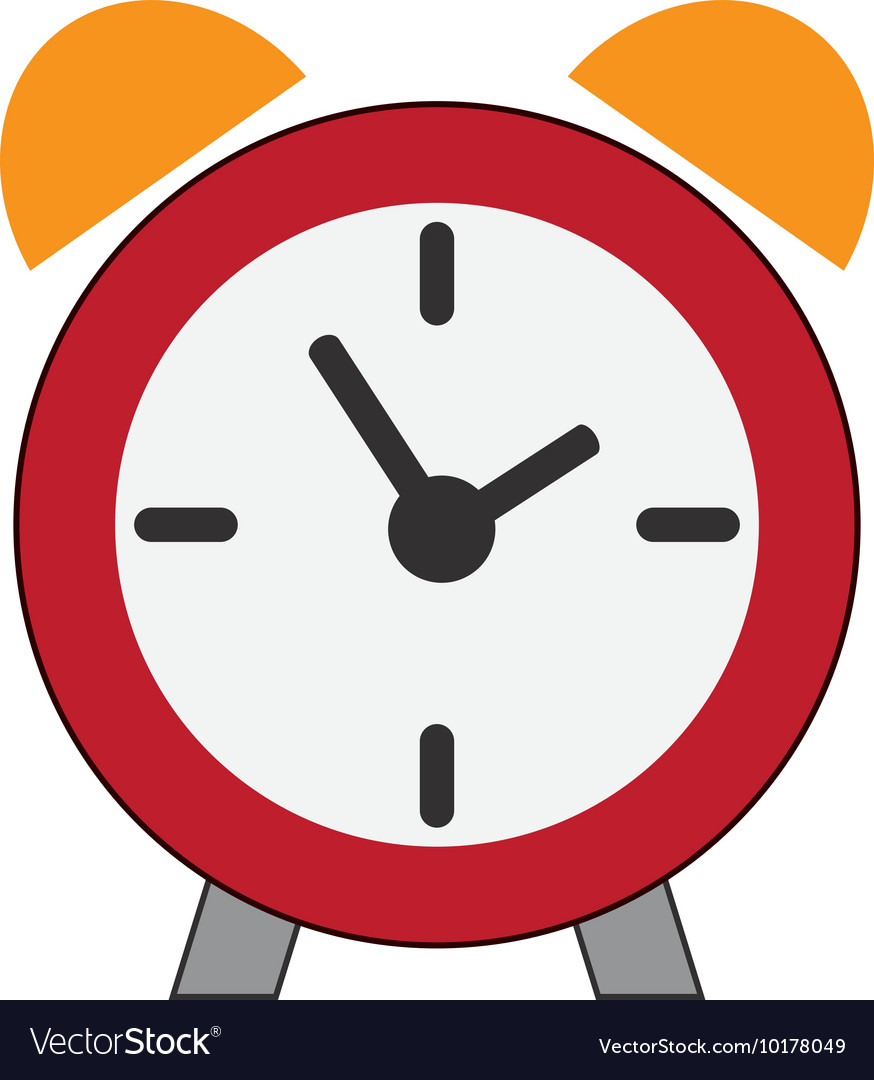 Analog alarm clock icon
