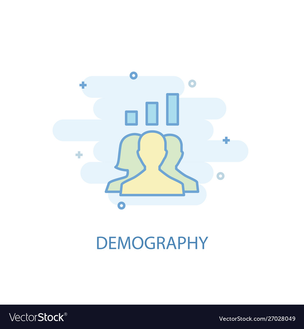 Demographic Line Icon