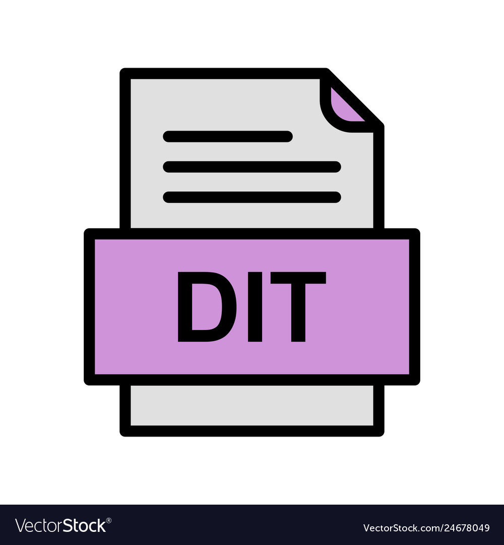 Dit file document icon
