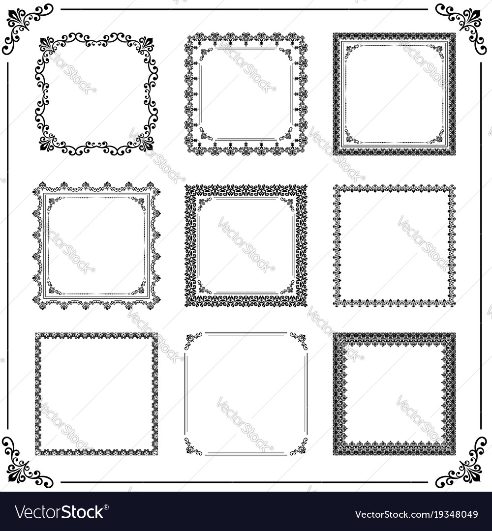 Elegant Square Frame Collection