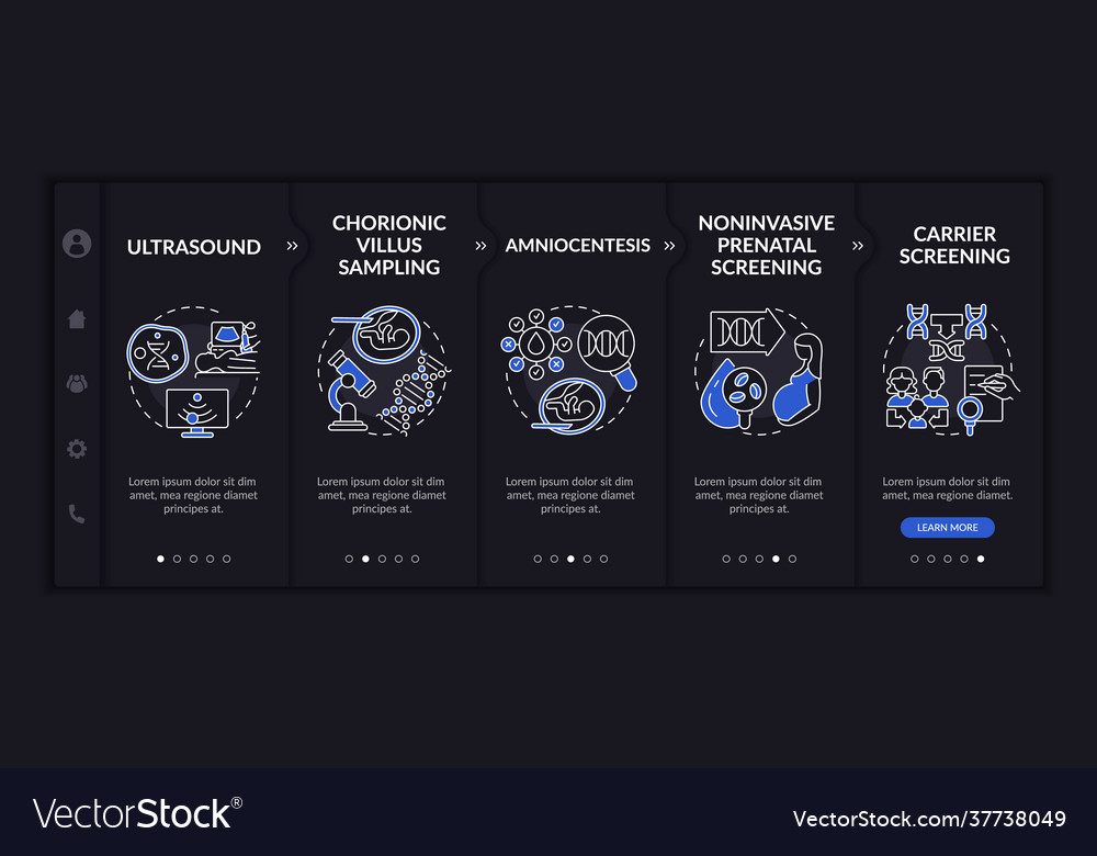 Genetic diseases testing onboarding template