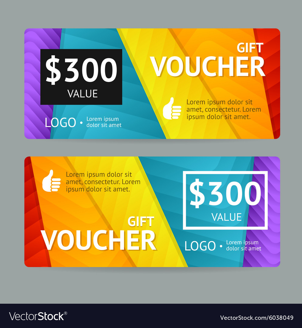 Gift voucher Royalty Free Vector Image - VectorStock