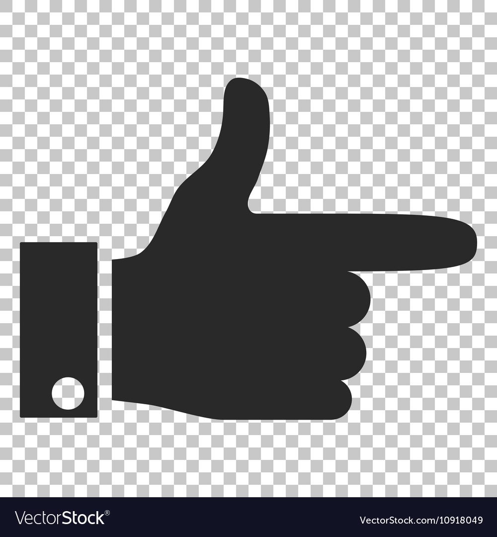 Hand pointer right icon