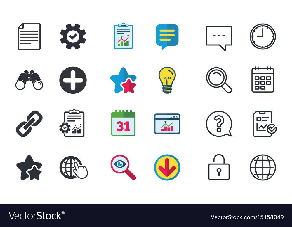 Plus circle and hyperlink signs file globe