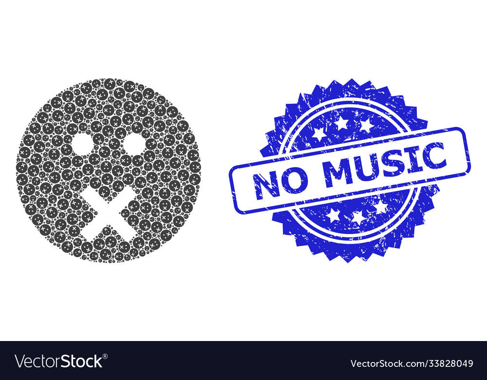 Scratched no music watermark and recursion silence