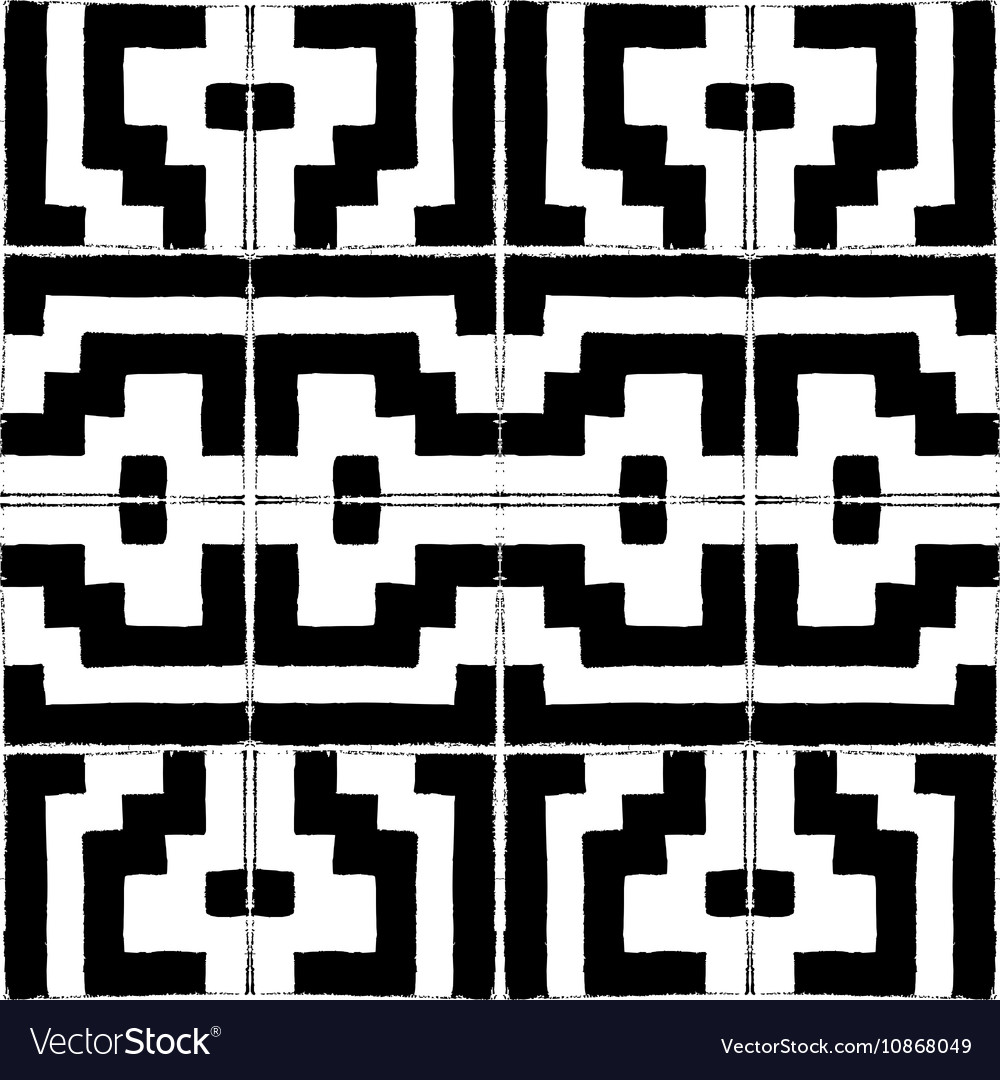 Seamless pattern with pencil style in black