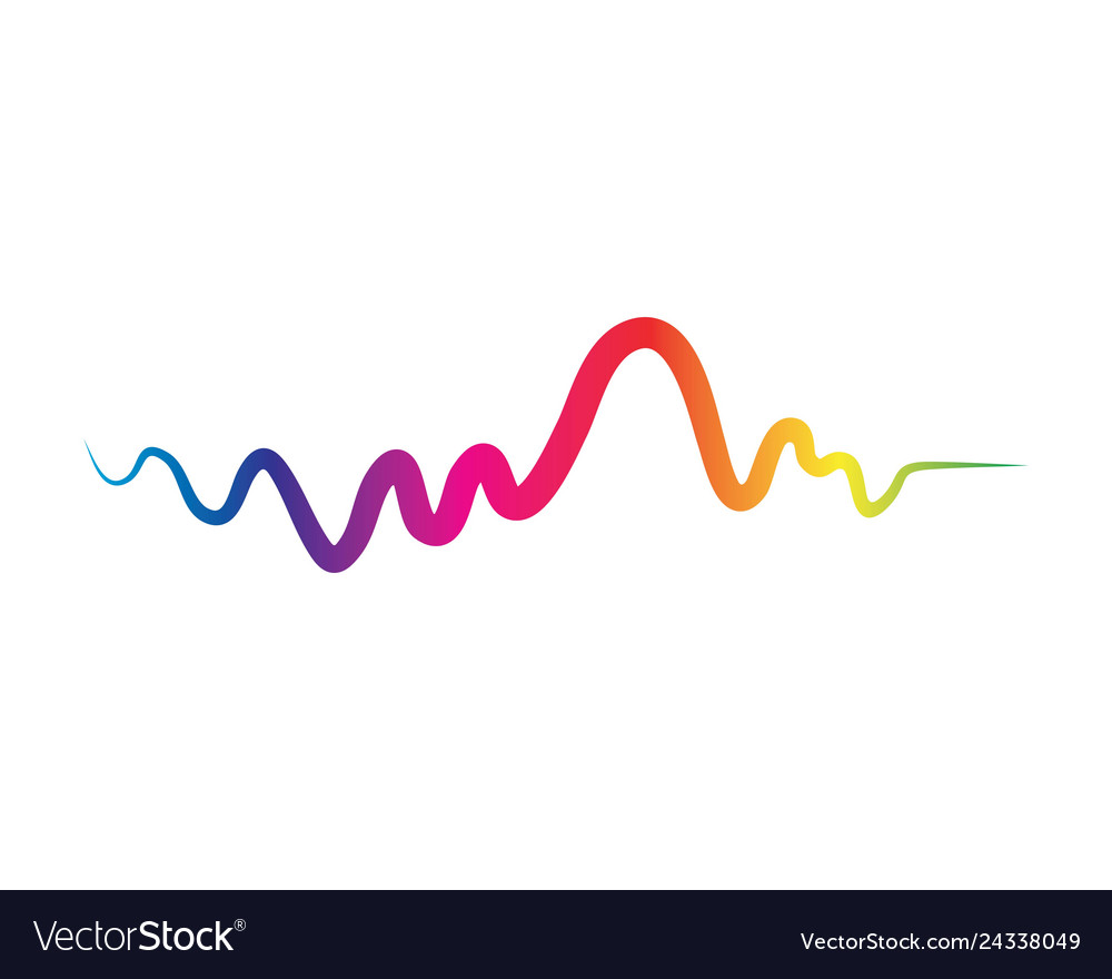 Sound waves vector image Sound waves