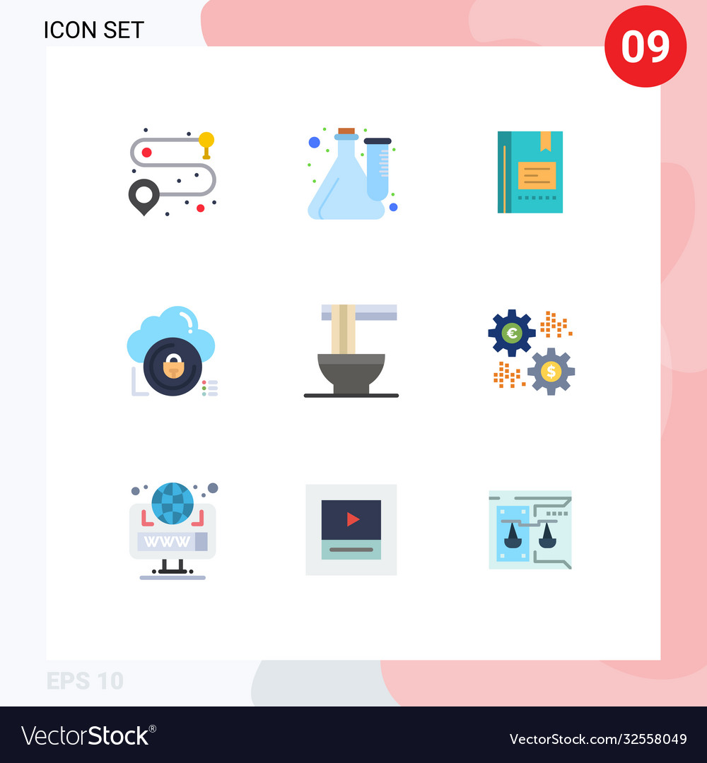 User interface pack 9 basic flat colors