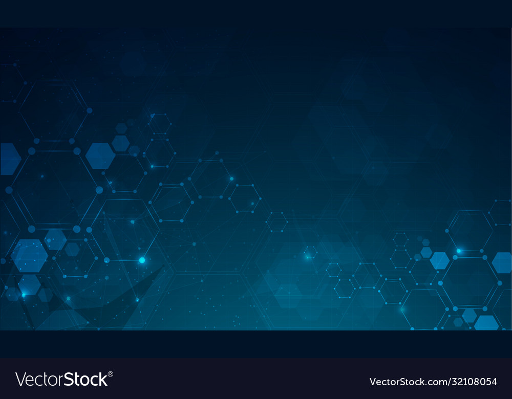 Dna digital sequence code structure with glow vector image Dna digital sequence code structure with glow