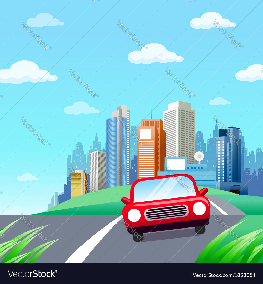 Red car