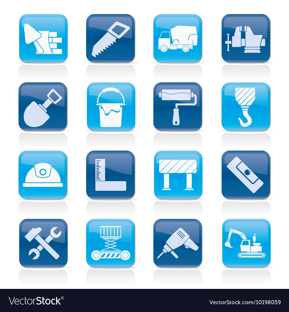 Building and construction tools icons
