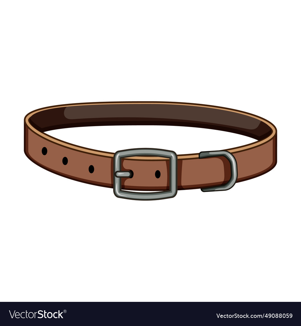 Dog pet collar cartoon