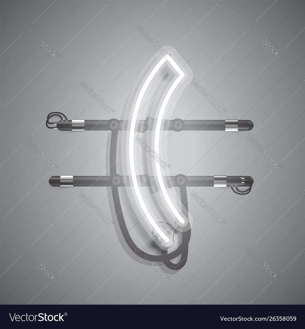 Realistic neon character with wires and console vector image Realistic neon character with wires and console
