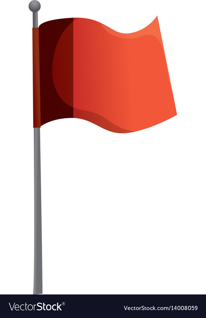 Sportflagge isolierte Ikone