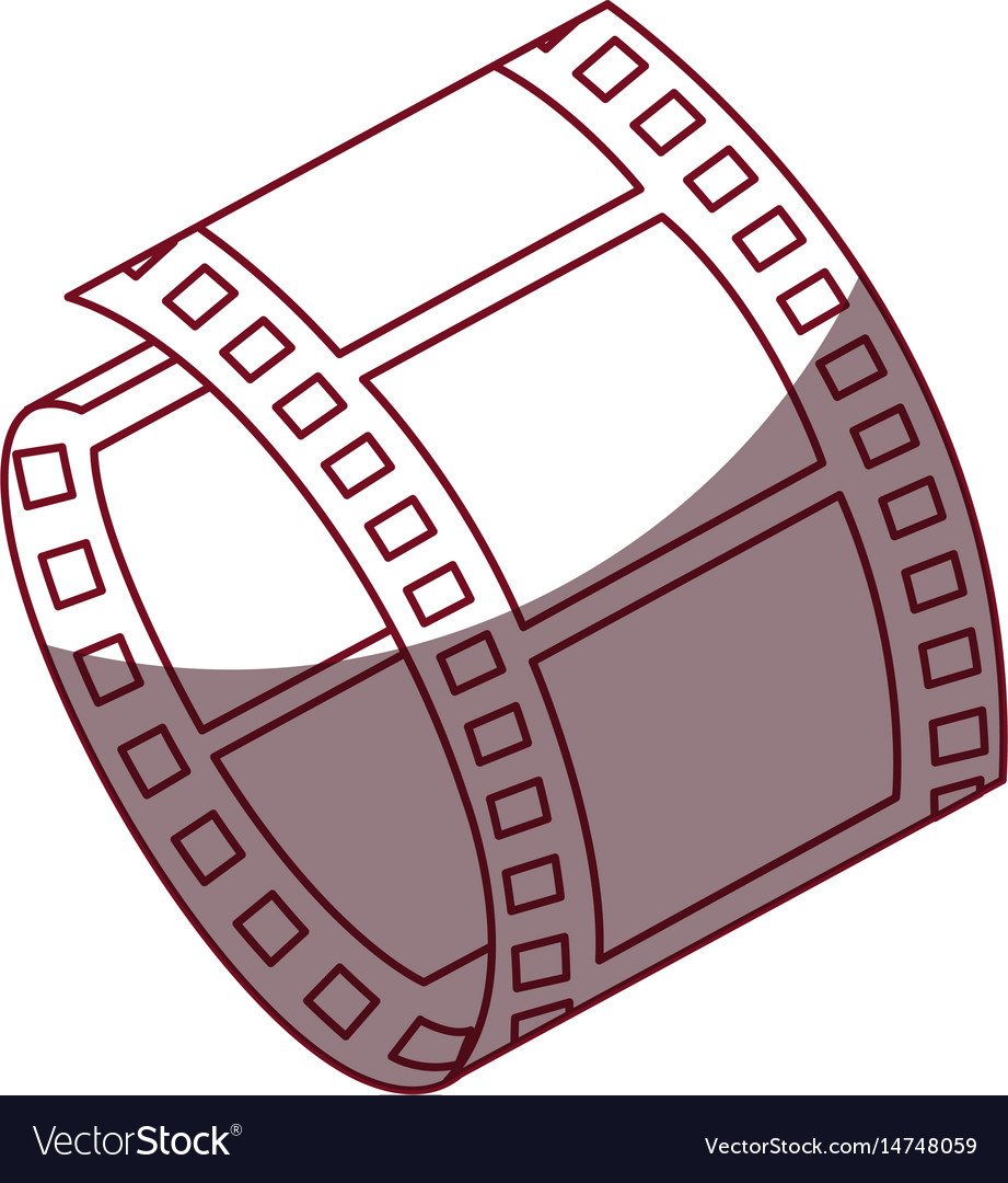 Tape film isolated icon