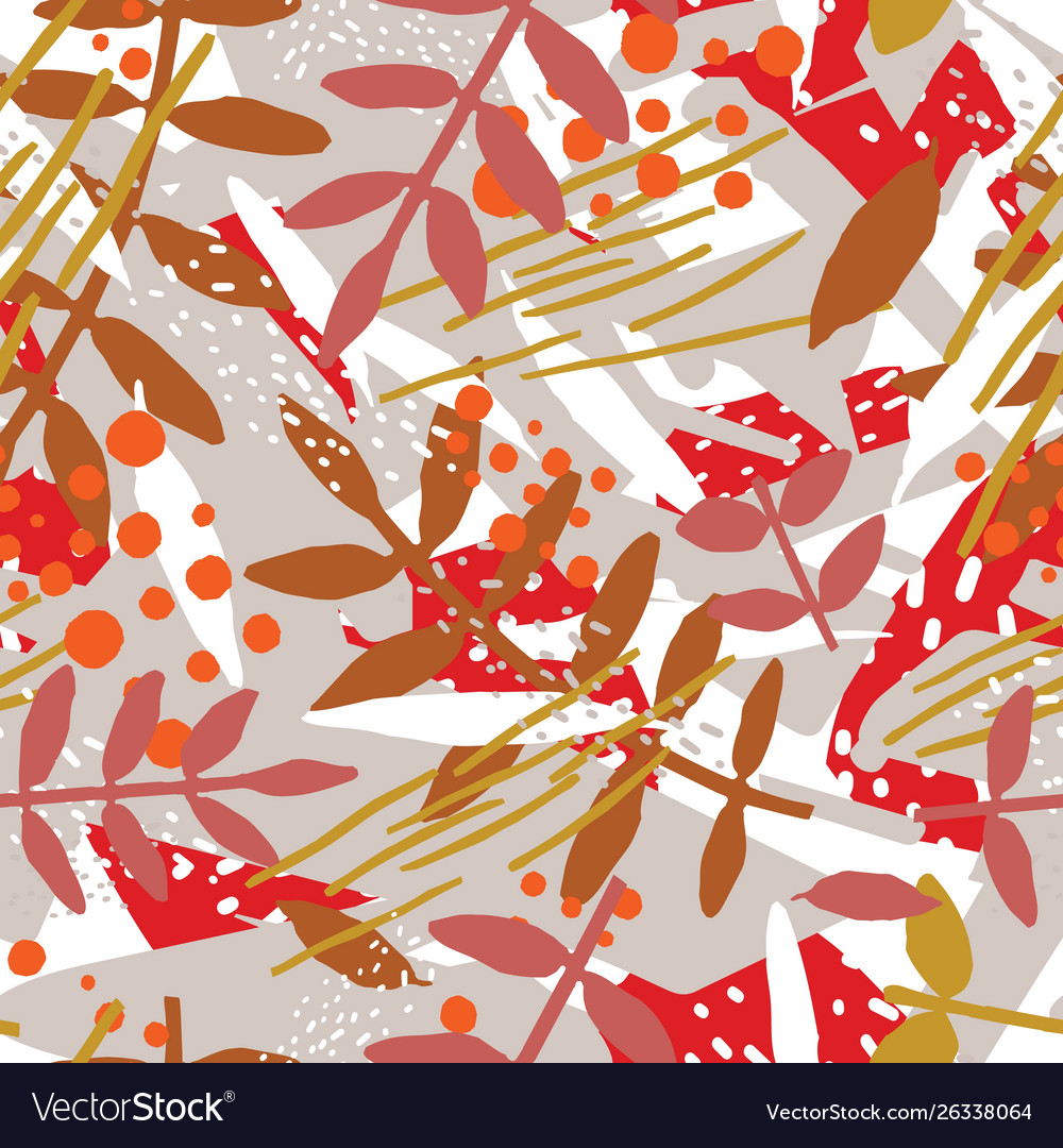 Abstract Botanical Pattern