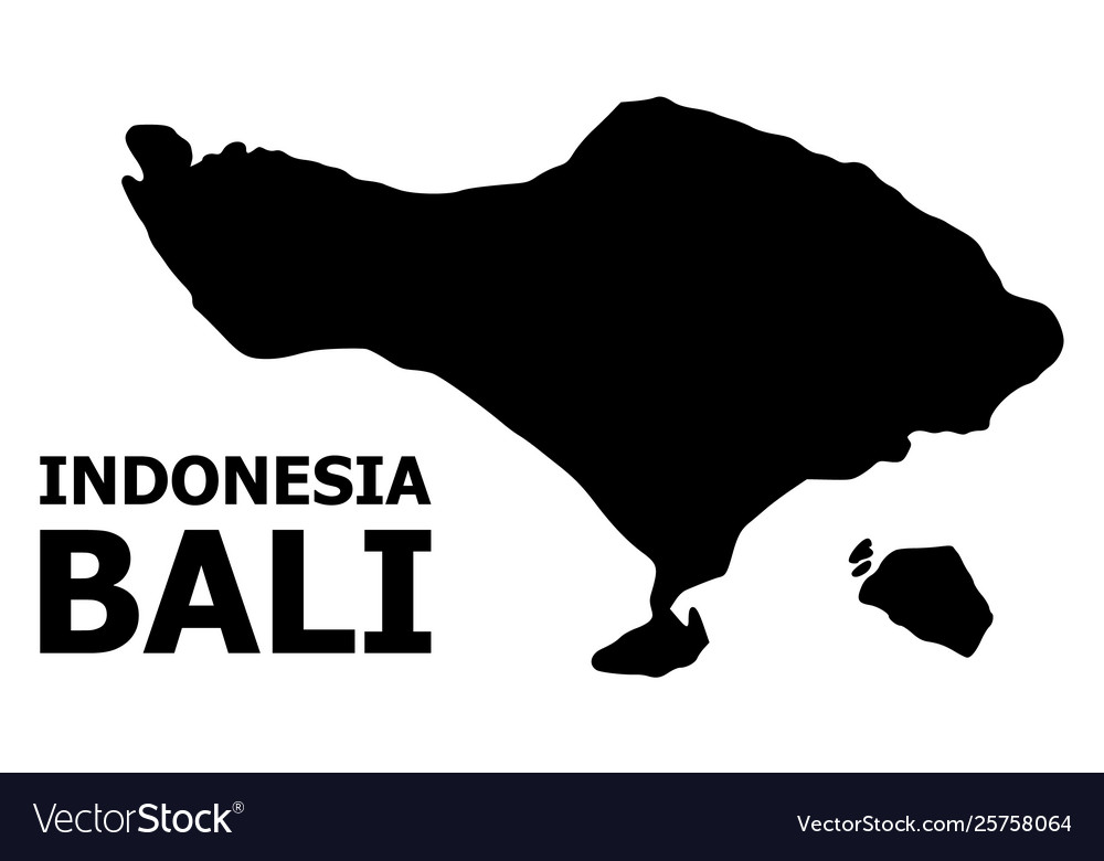Landkarte von Bali Island