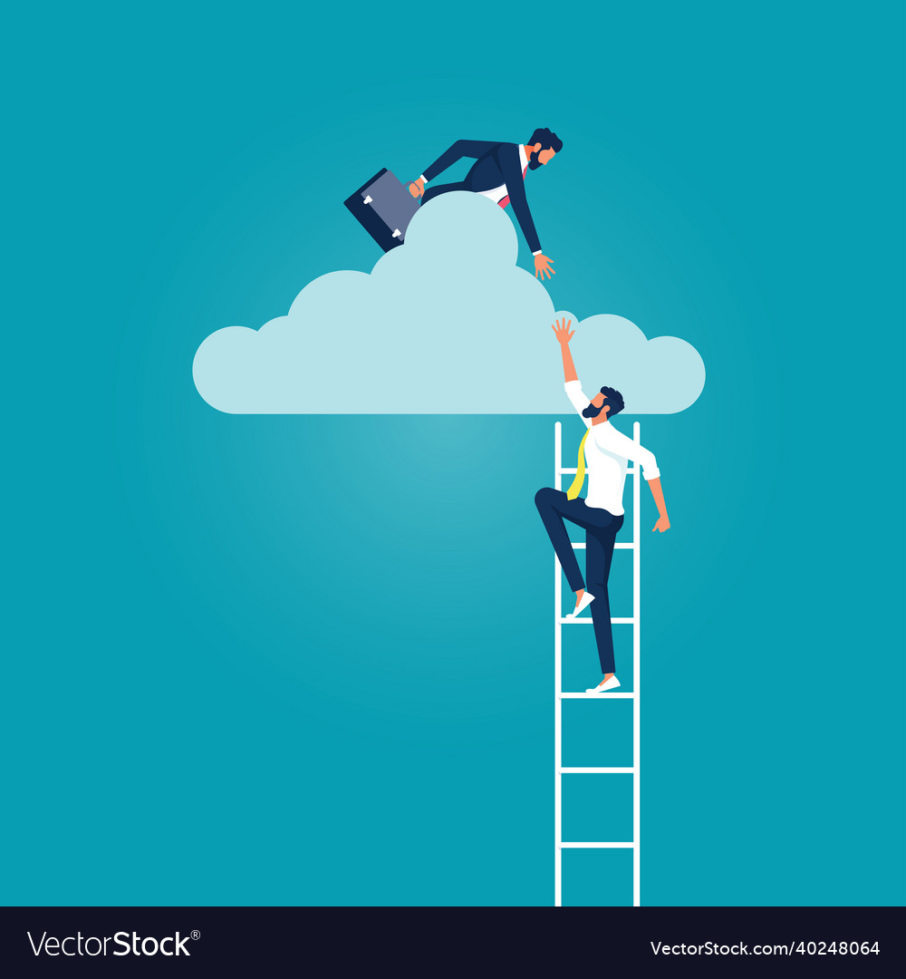 Business teamwork and partnership concept Vector Image