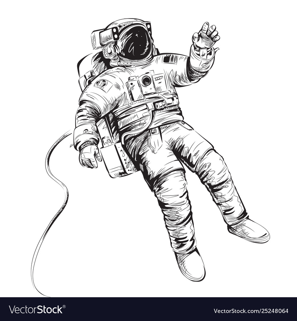 Cosmonaut in Spacesuit