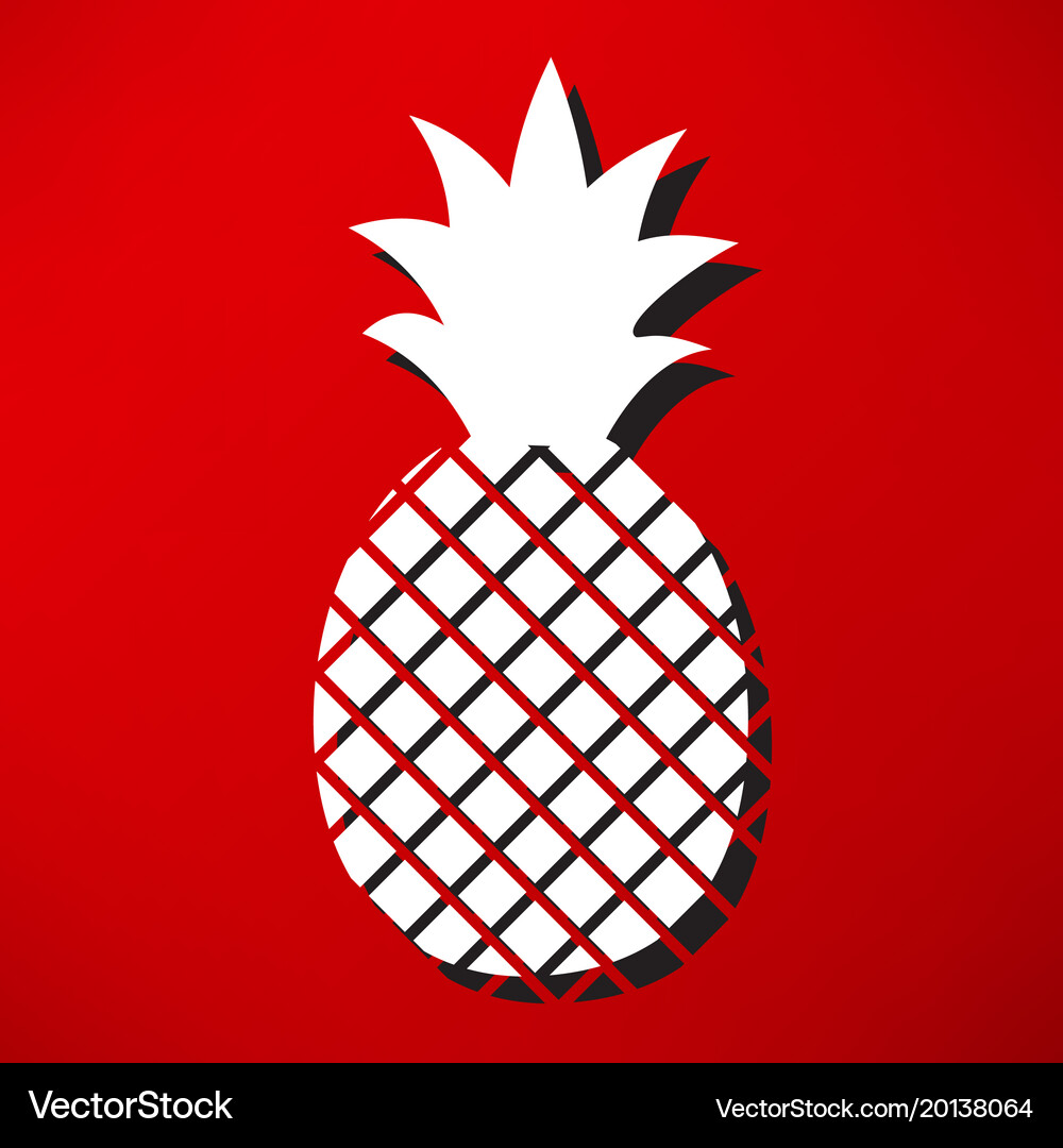 Pineapple icon Royalty Free Vector Image - VectorStock